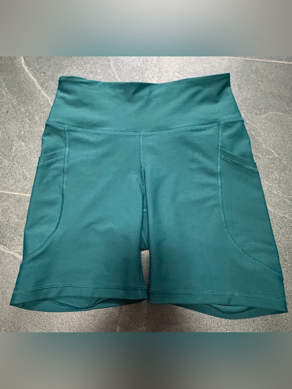 Old Navy Women’s High-Rise Athletic Shorts - Teal Green